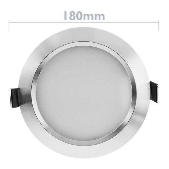Recessed downlight LED 18W 155-170mm white cold day