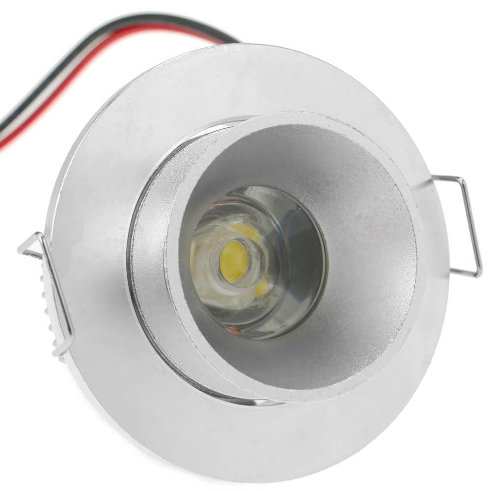 Downlight LED 1W 40mm zimny biały dzień