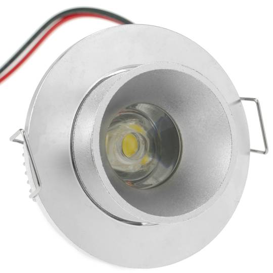Downlight LED 1W 40mm zimny biały dzień