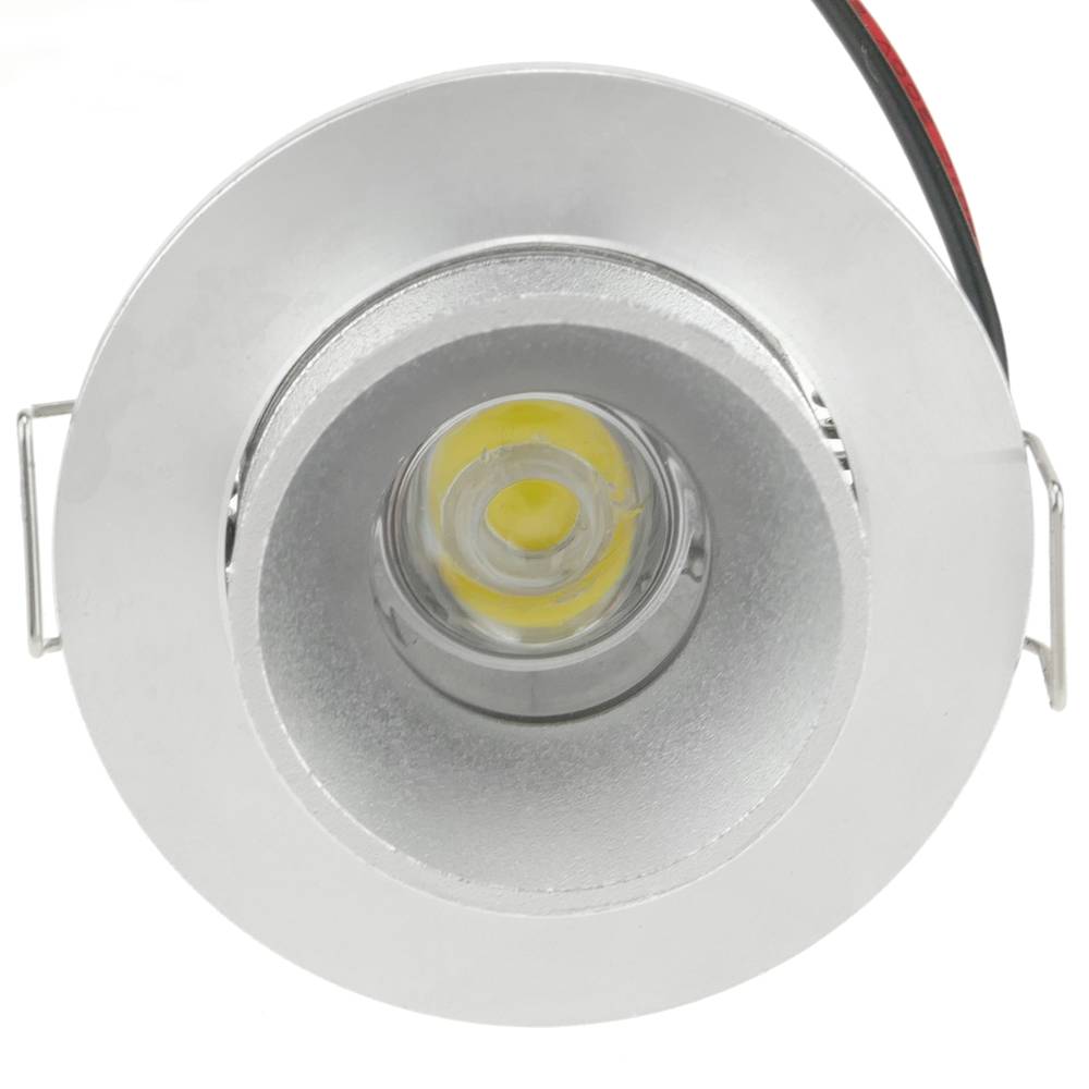 Downlight LED 1W 40mm zimny biały dzień