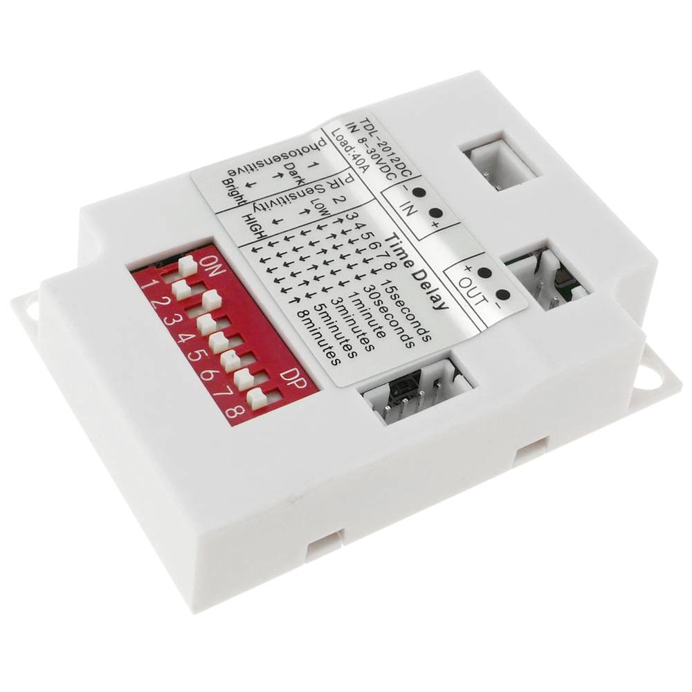 Detector de movimiento por infrarrojos de techo empotrable mini DC