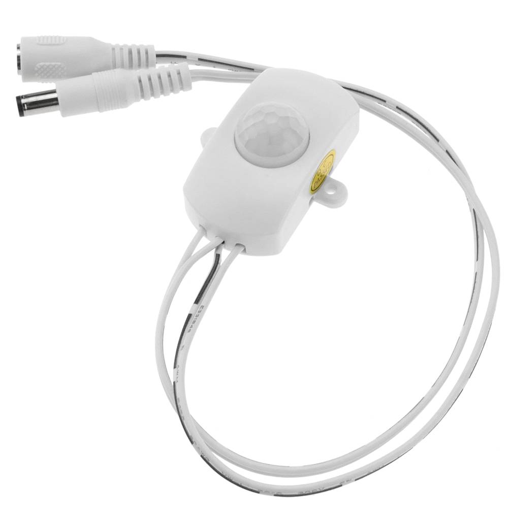 Rilevatore di movimento a infrarossi 5 x 4 x 2,2 cm DC bianco