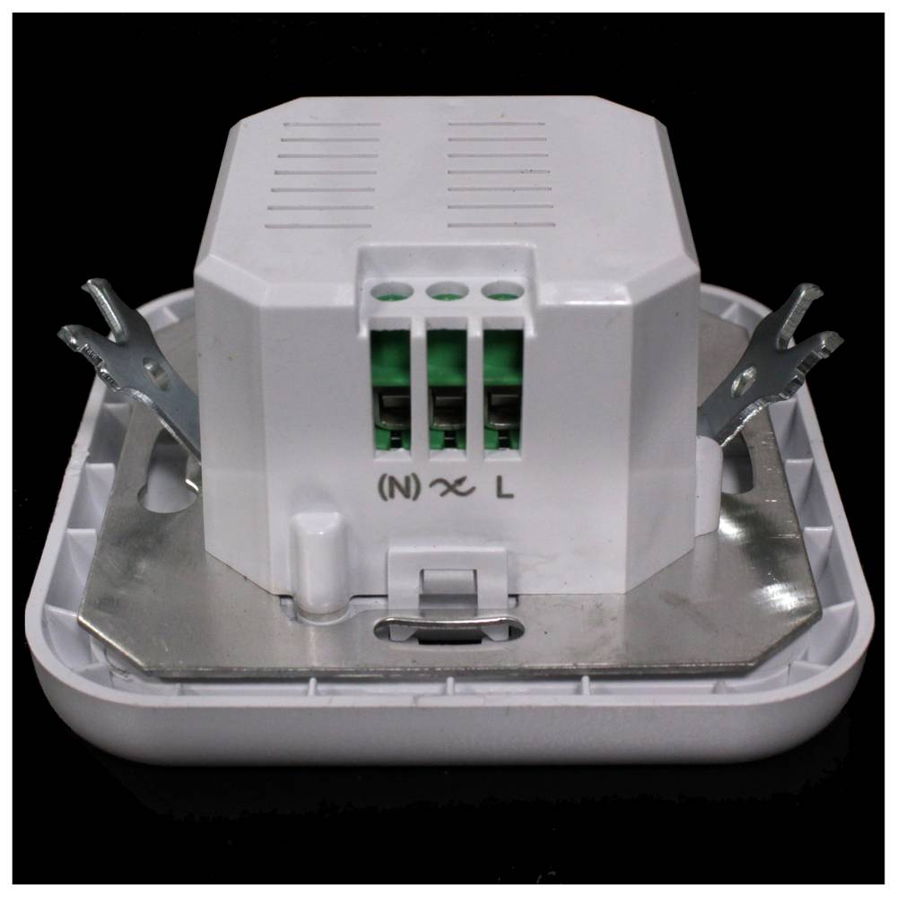 Wall infrared motion detector and ambient light 80x80mm