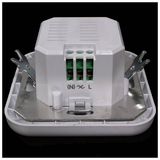 Wall infrared motion detector and ambient light 80x80mm