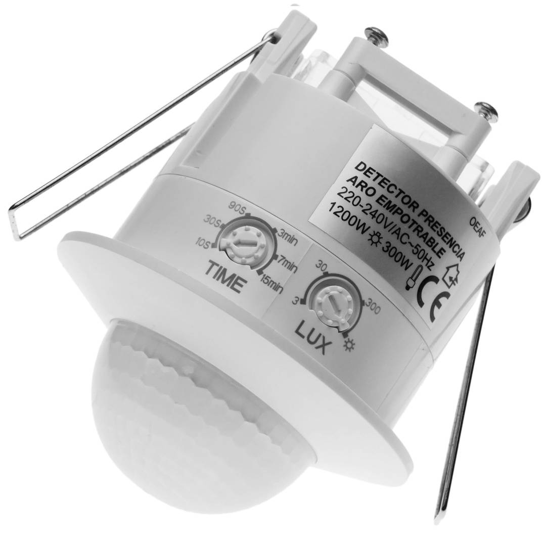 Infrarot Bewegungsmelder mit Deckeneinbau weiß