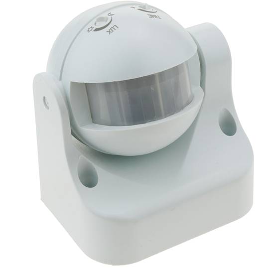 Detector de movimiento por infrarrojos con cabezal orientable