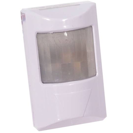 Detector de movimiento por infrarrojos con cabezal orientable peana