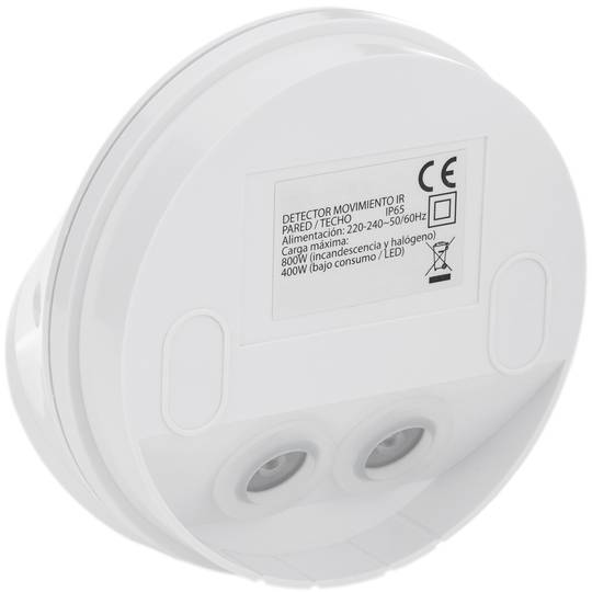 Capteur de mouvement PIR mural ou plafond IP65 et détecteur pour coins