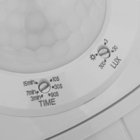 Capteur de mouvement PIR mural ou plafond IP65 et détecteur pour coins