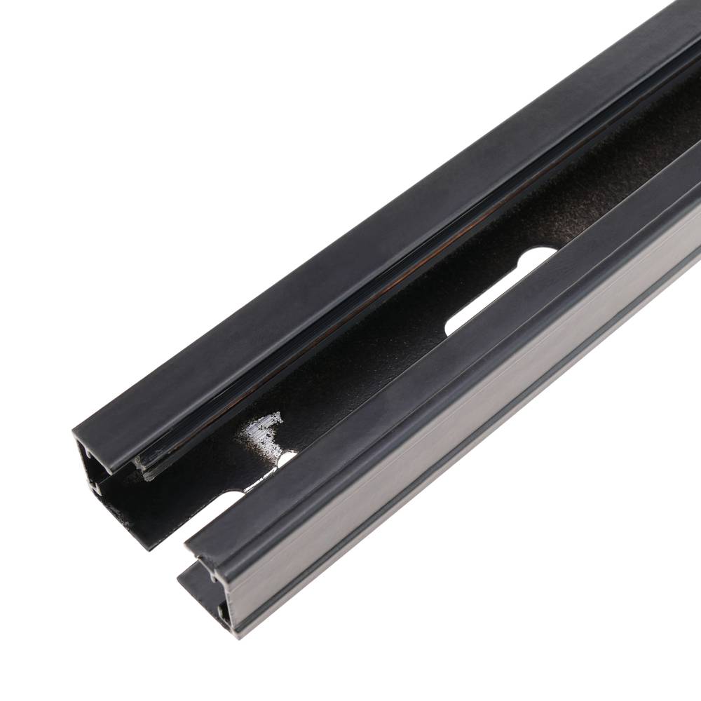 1-Phasen Hochvoltschiene Schiene für Deckenbeleuchtung 100cm schwarz
