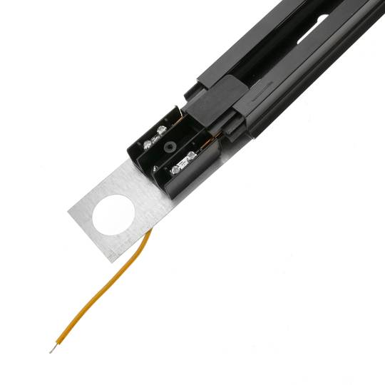 Binario elettrificato per illuminazione monofase 150cm nero