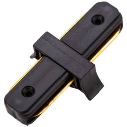 Pièce de raccordement pour rail d'éclairage. Jonction noire droite 1 voie