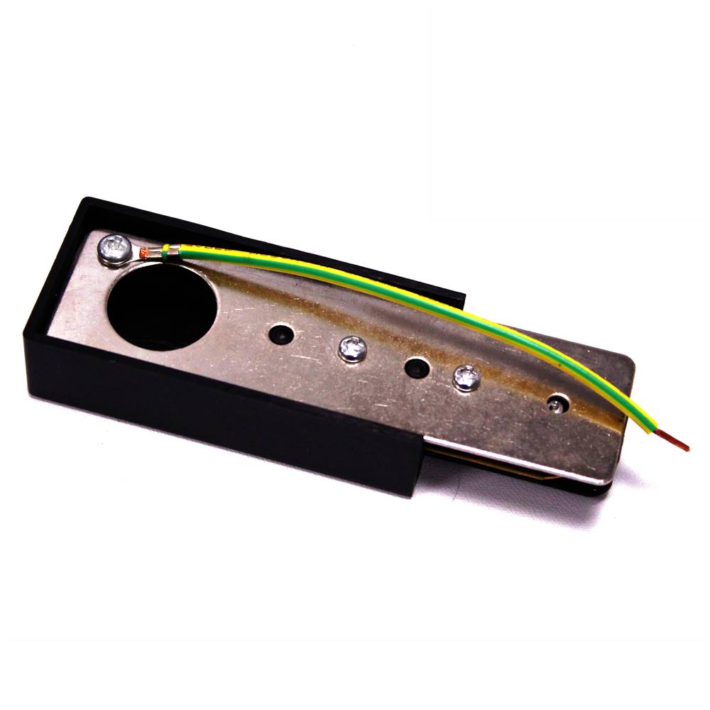 Terminale di alimentazione per luce di soffitto rail rail 1-way nero