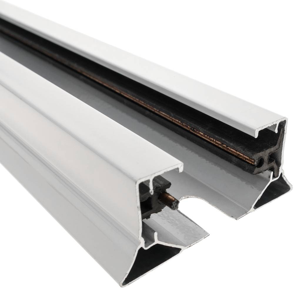 1-Phasen Hochvoltschiene Schiene für Deckenbeleuchtung 150cm weiss