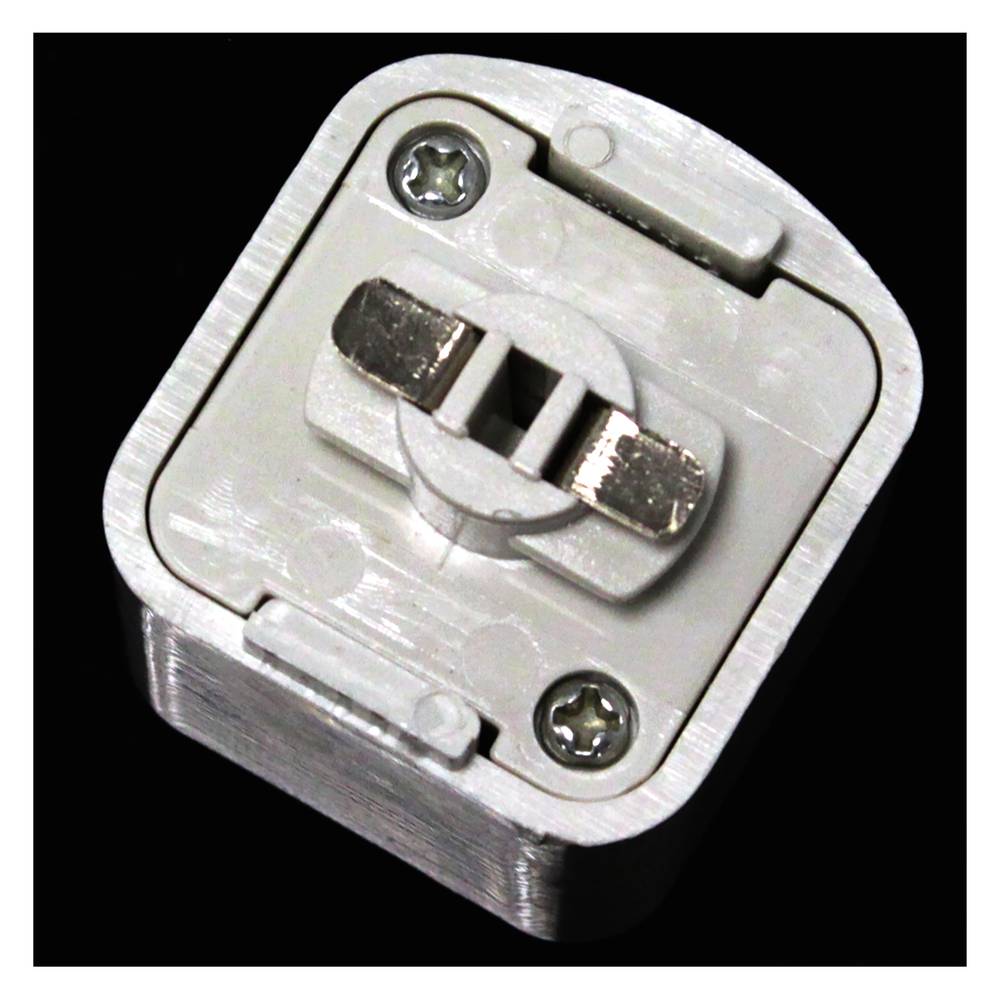 adaptateur pour rail de chemin de fer pour la lumière au plafond 1 voie blanc