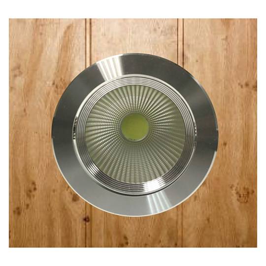 7W LED ha messo Downlight 95 millimetri bianco-argento giorno COB7W