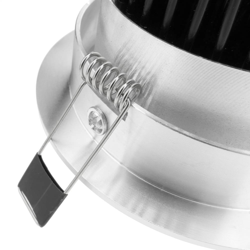 LED downlight 10W 100 mm wit zilver dag COB10W
