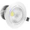 LED downlight 10W 100 mm wit zilver dag COB10W