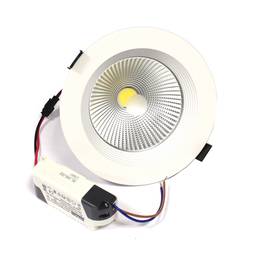 Downlight encastable LED 15W 140mm blanc dia COB15W