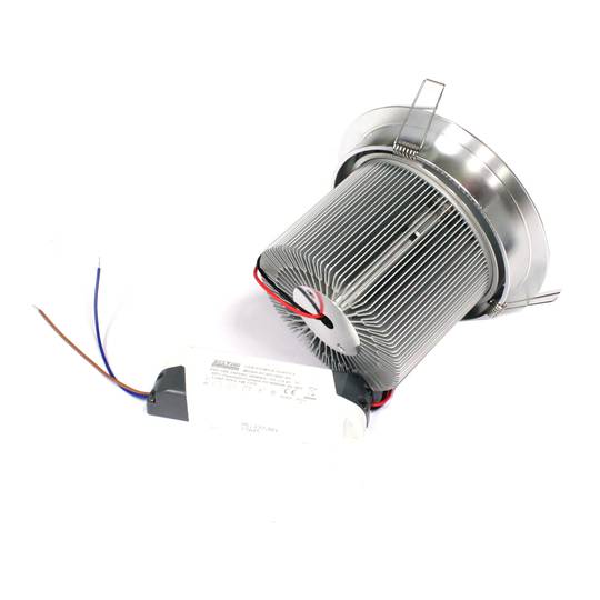 Downlight encastable LED 30W 140 mm blanc dia COB30W