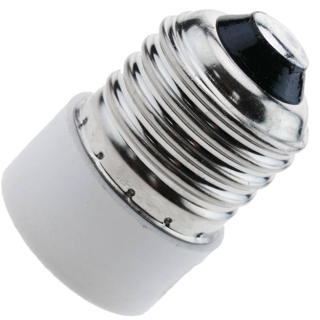 Semoic E14 to E26 E27 Adapter Chandelier Light Socket E14 to Medium Socket E26 E27 Converter Bulb Base Adapter Converter 