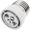 Adattatore lampadina luce E27 a MR16