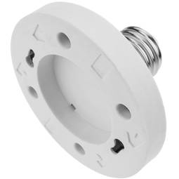 Adaptador casquillo de bombilla E27 a GX53