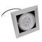 Downlight encastable LED 7W 20x20cm quadrat blanc neutre