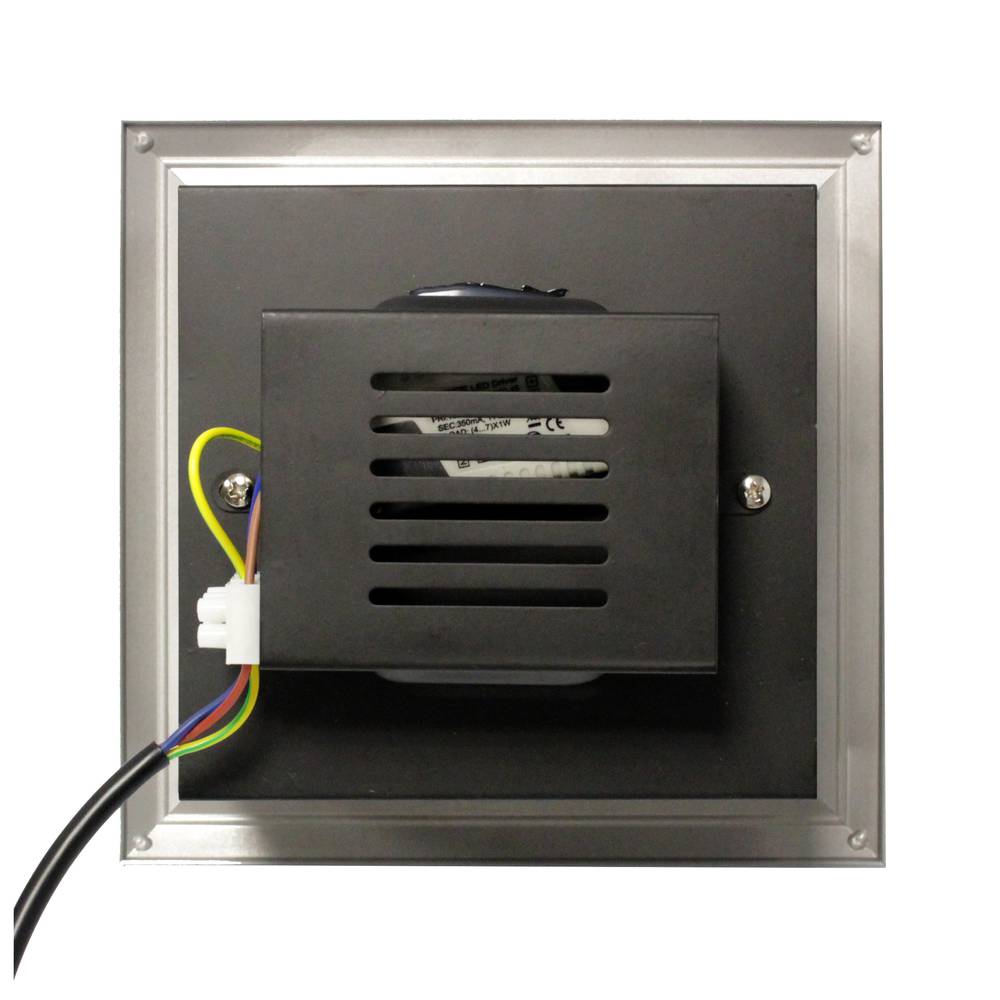 Downlight encastable LED 7W 20x20cm quadrat blanc neutre