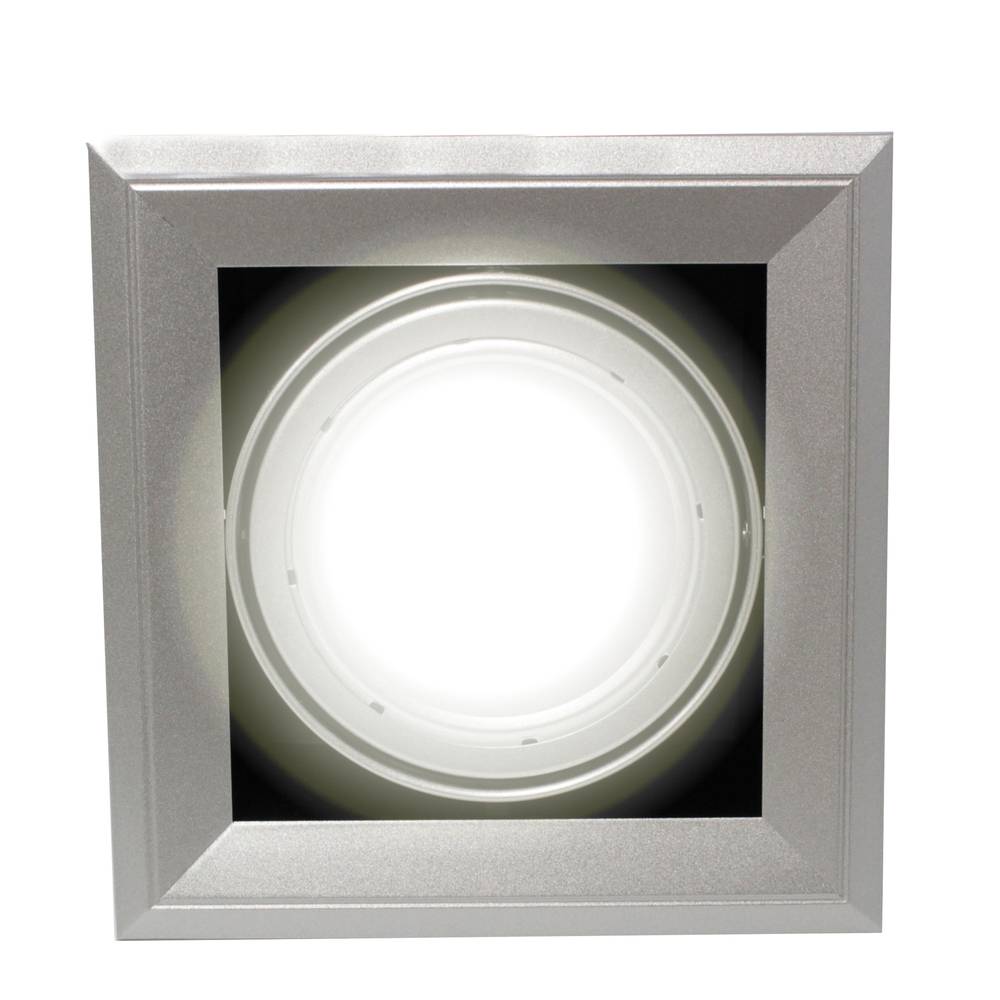Downlight encastable LED 7W 20x20cm quadrat blanc neutre