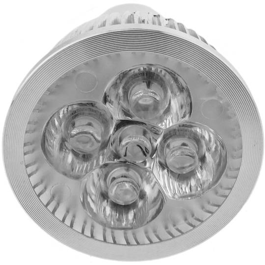 Lampadina a LED GU10 230VAC 4W 30 ° 50mm luce calda