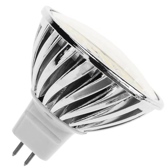 LED Birne SMD MR16 12VDC 3.5W 120 ° 50mm warmes Licht