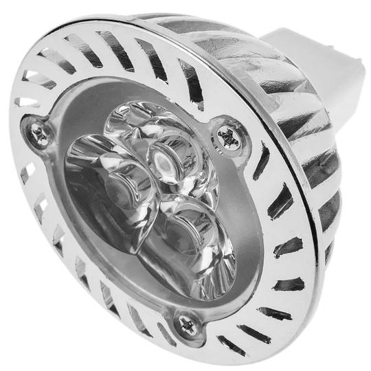 3W LED MR16 lampadina 3x1W 12V 50 millimetri luce calda