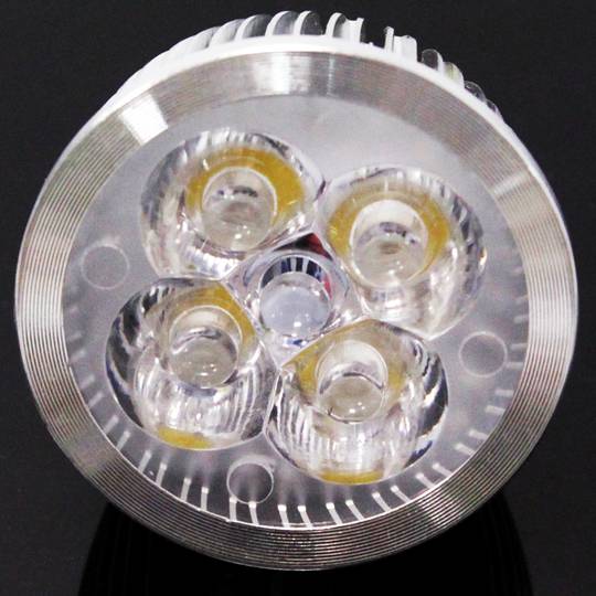 4W LED MR16 lampadina 4x1W 12V 50 millimetri luce calda