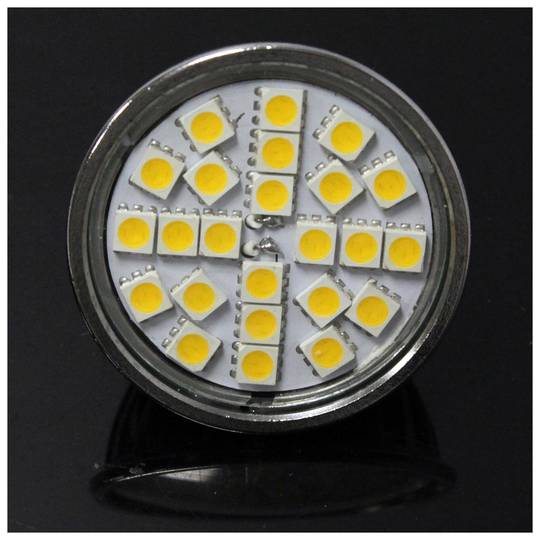 Bombilla LED MR16 12VDC 3.5W 50mm luz fría día