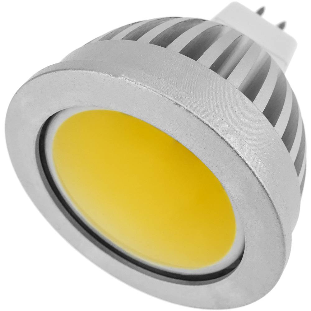 12VDC MR16 COB Lâmpada LED 3W 50 milímetros dia frio com difusor de luz