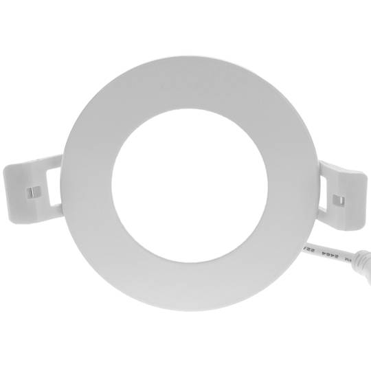 Panell LED circular downlight de 85mm 3W blanc fred dia