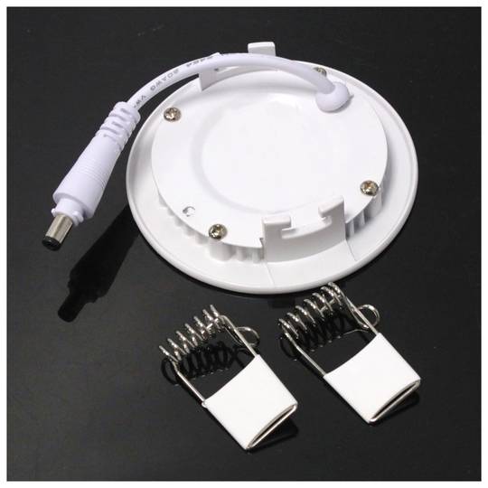 Circular LED Panel 120mm downlight 6W Cool White day