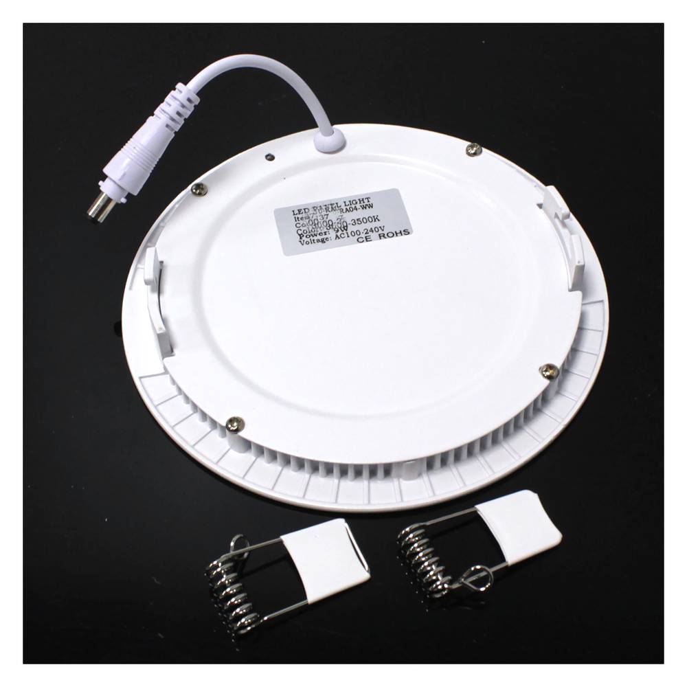Circular 190 milímetros Painel de LED downlight 15W Branco Quente
