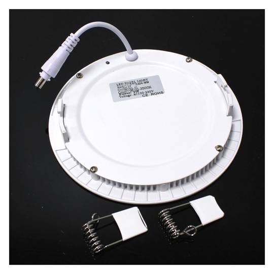 Circular 190 milímetros Painel de LED downlight 15W Branco Quente