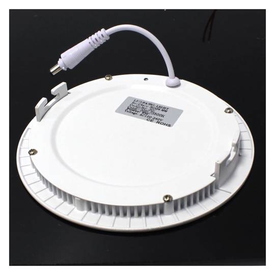 Circular 190 milímetros Painel de LED downlight 15W Branco Quente