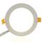 Okrągły panel LED downlight 225mm 18W biały zimny dzień