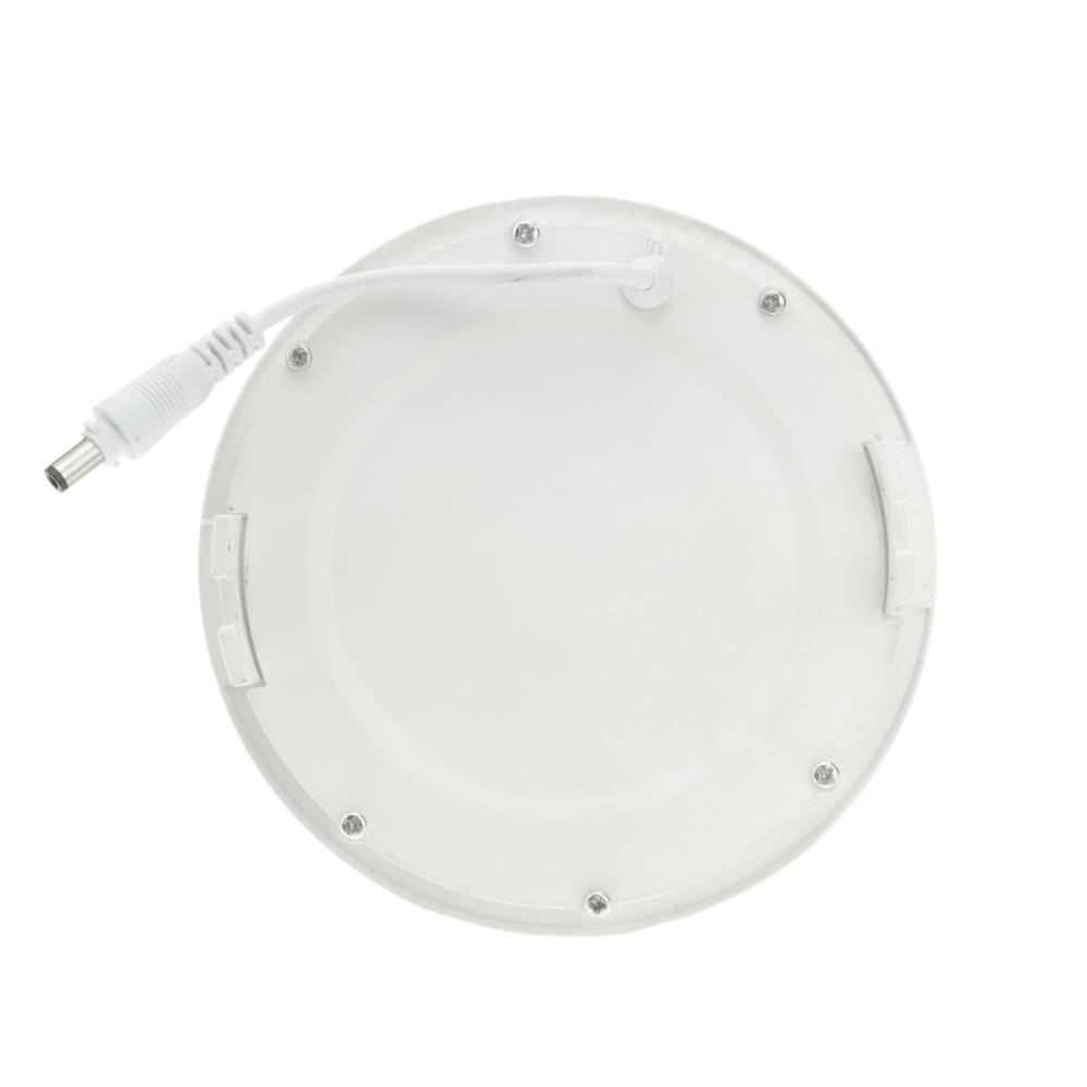 Okrągły panel LED downlight 225mm 18W biały zimny dzień
