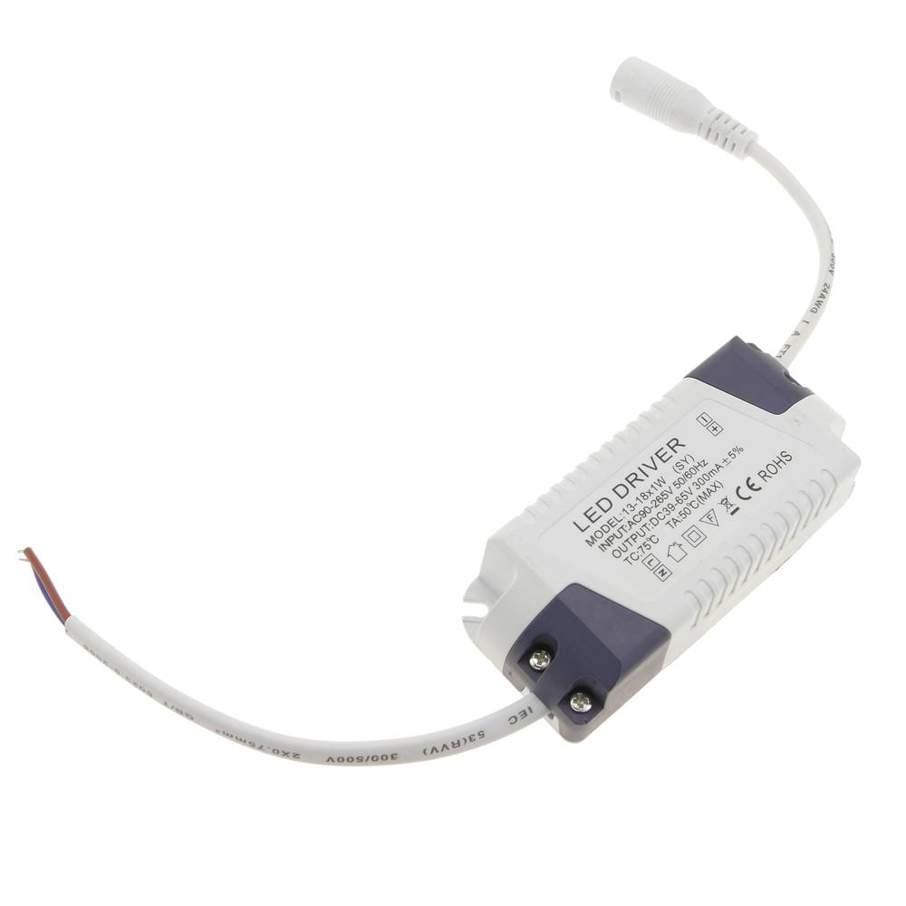 Okrągły panel LED downlight 225mm 18W biały zimny dzień