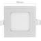 Vierkante led-paneeldownlight 90 mm 3W koudwitte dag