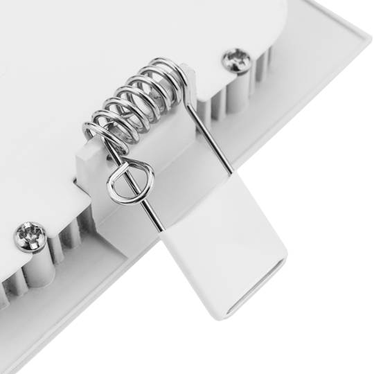 Painel LED 15W 190mm downlight quadrado legal dia branco