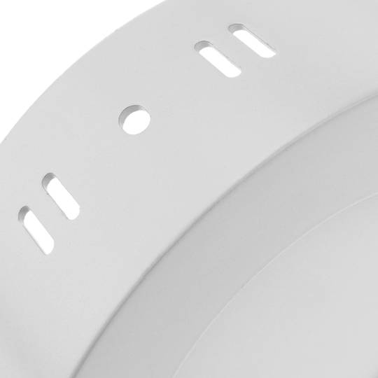 Circulair LED-paneel downlight-oppervlak 120 mm 6 W koudwitte dag
