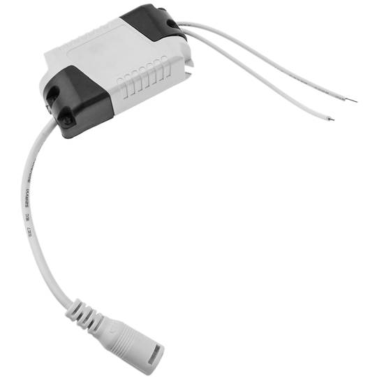 Circulair LED-paneel downlight-oppervlak 120 mm 6 W koudwitte dag