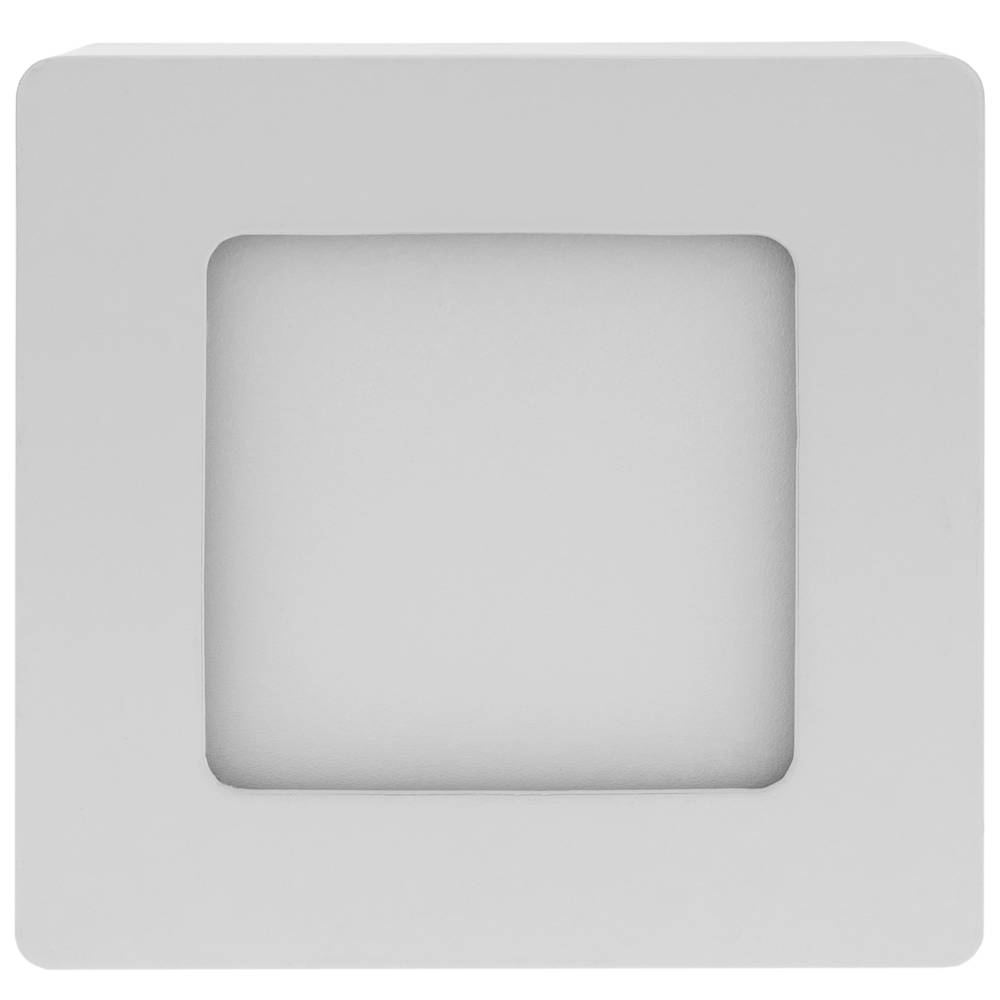 Panell LED quadrat downlight superfície de 120mm 6W blanc fred dia