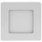 Panell LED quadrat downlight superfície de 120mm 6W blanc fred dia